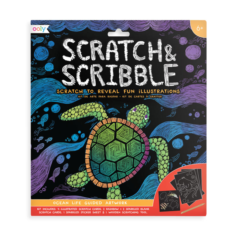 Ooly | Scratch & Scribble - Ocean Life