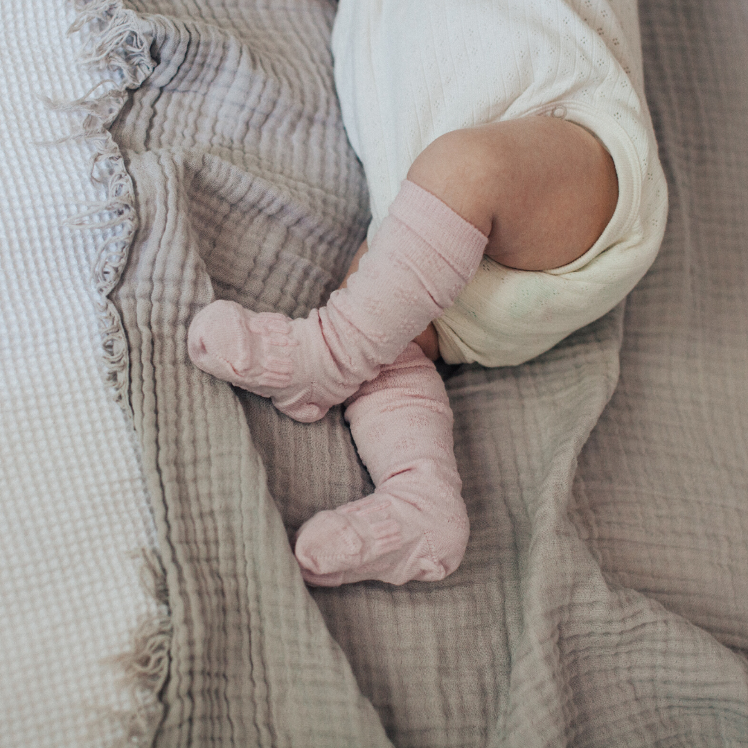 Lamington | Merino Baby Socks - Dahlia