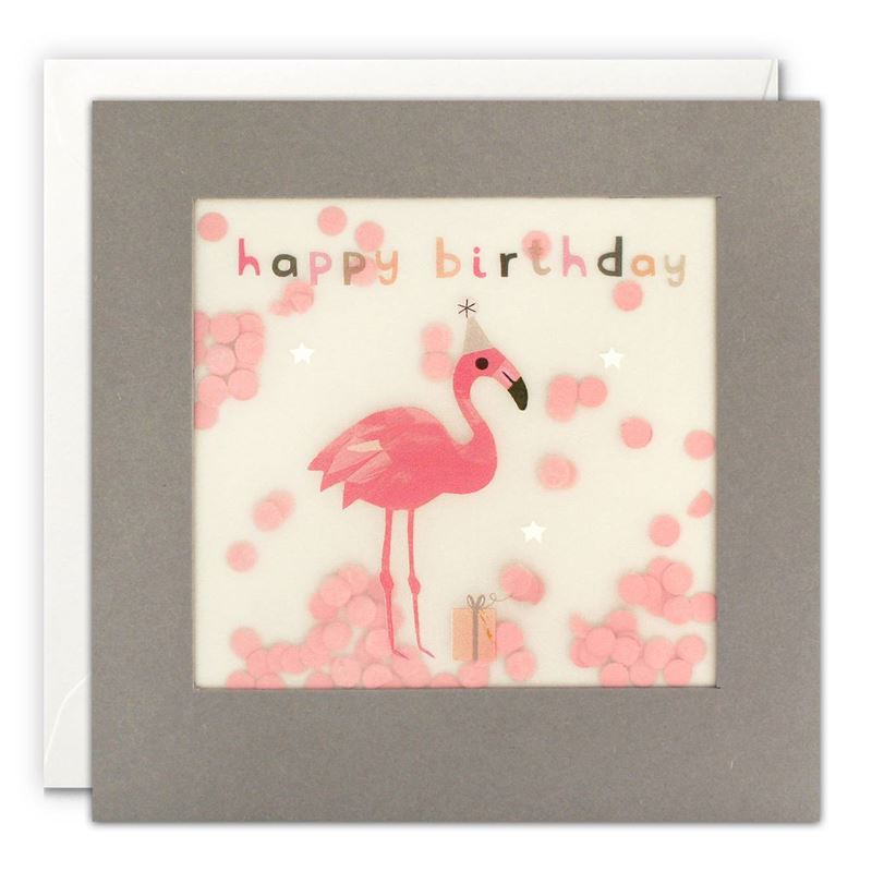 Shakie Birthday Card | Flamingo