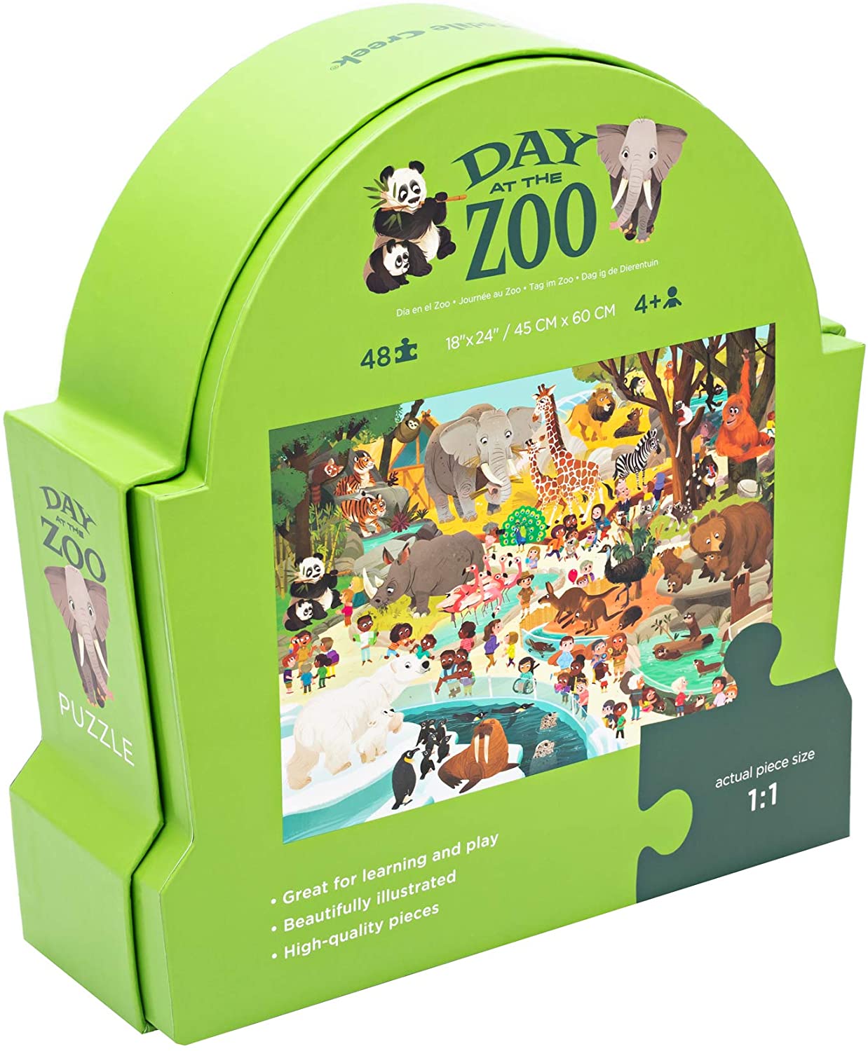 Crocodile Creek | Day at the Zoo - 48pc Puzzle