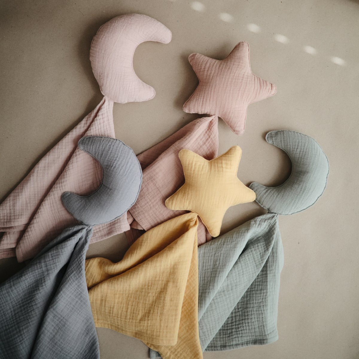Mushie | Lovey Blanket - Natural Star