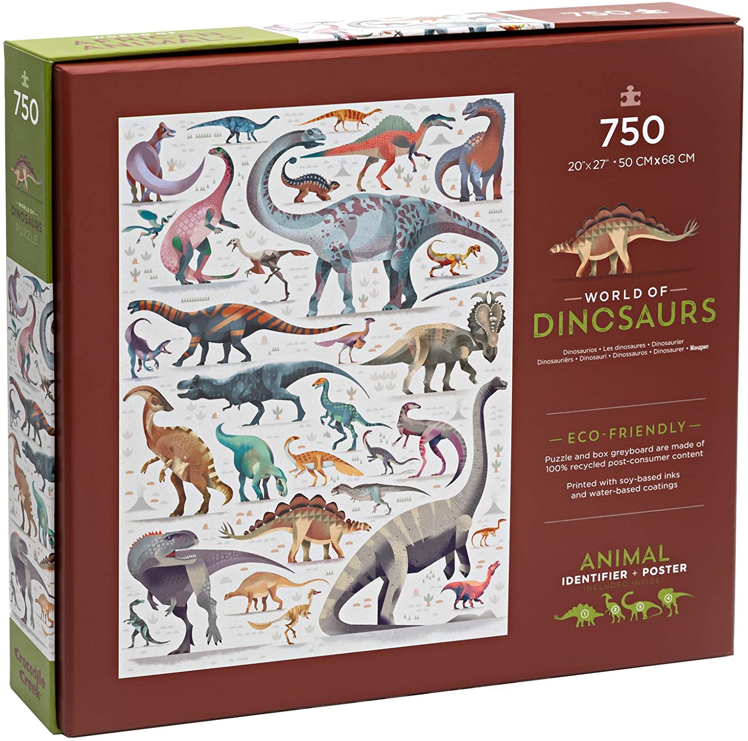 Crocodile Creek | World of Dinosaurs - 750pc Puzzle