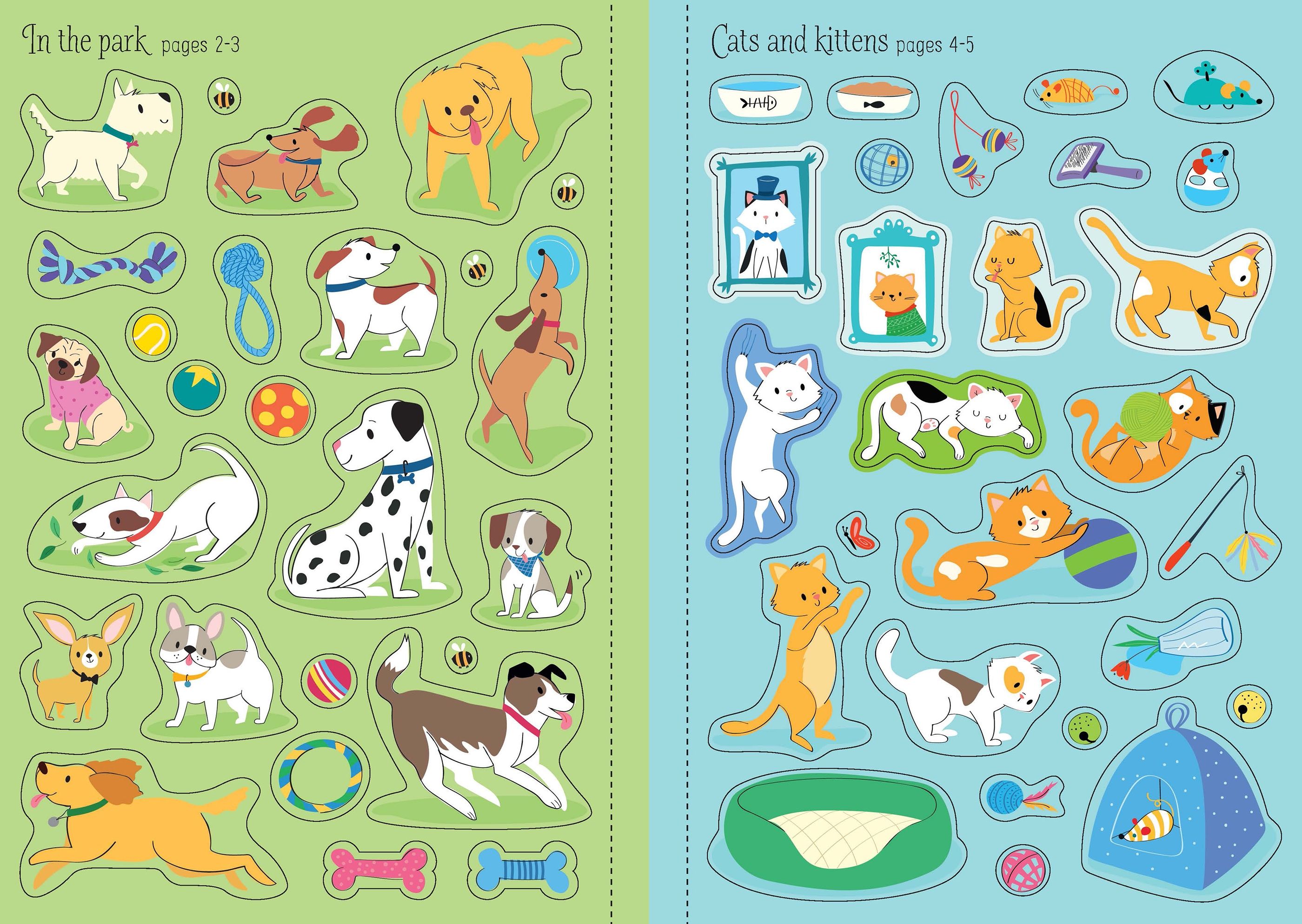 Usborne Books | Little First Stickers - Pets