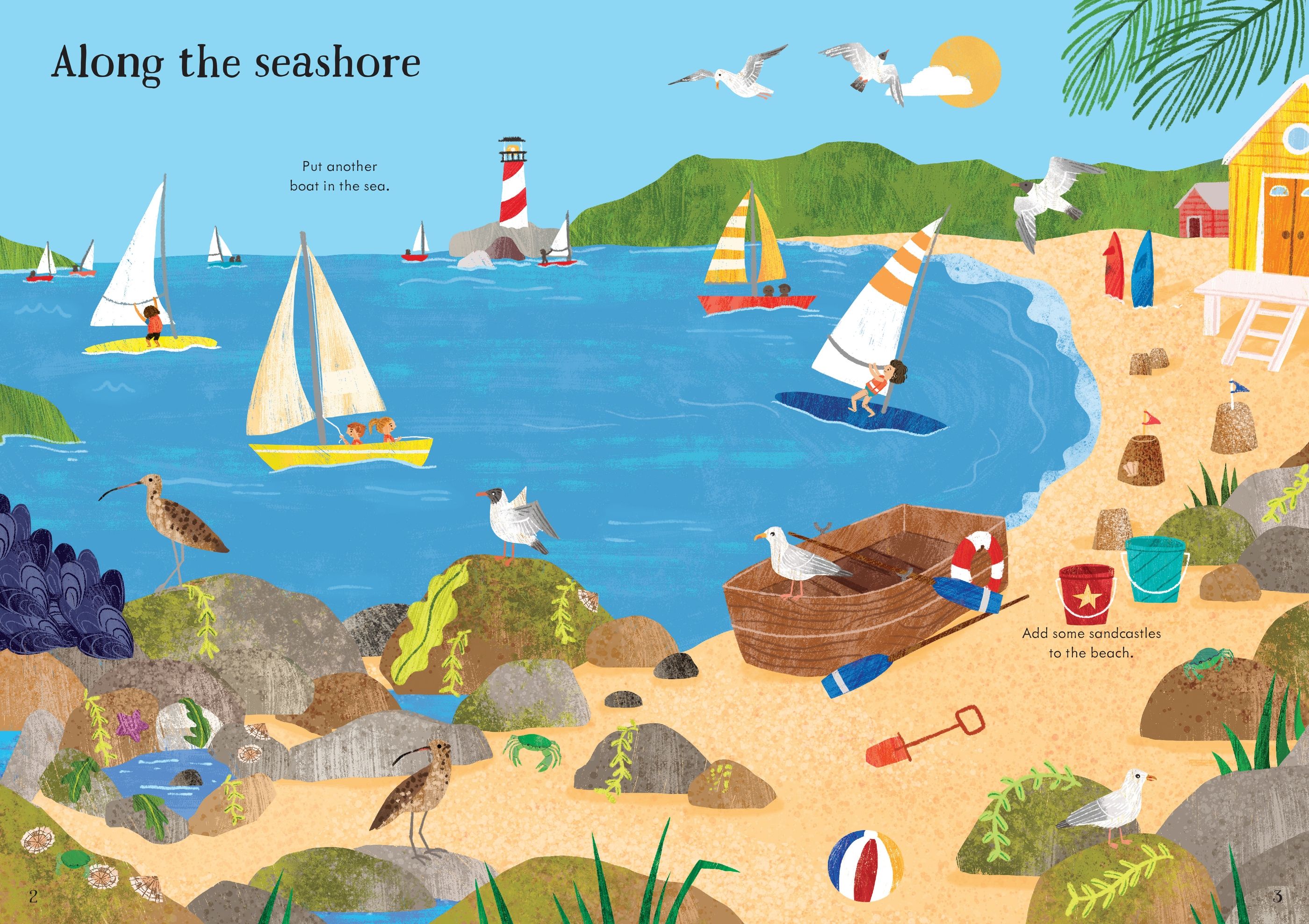 Usborne Books | Little First Stickers - Seashore