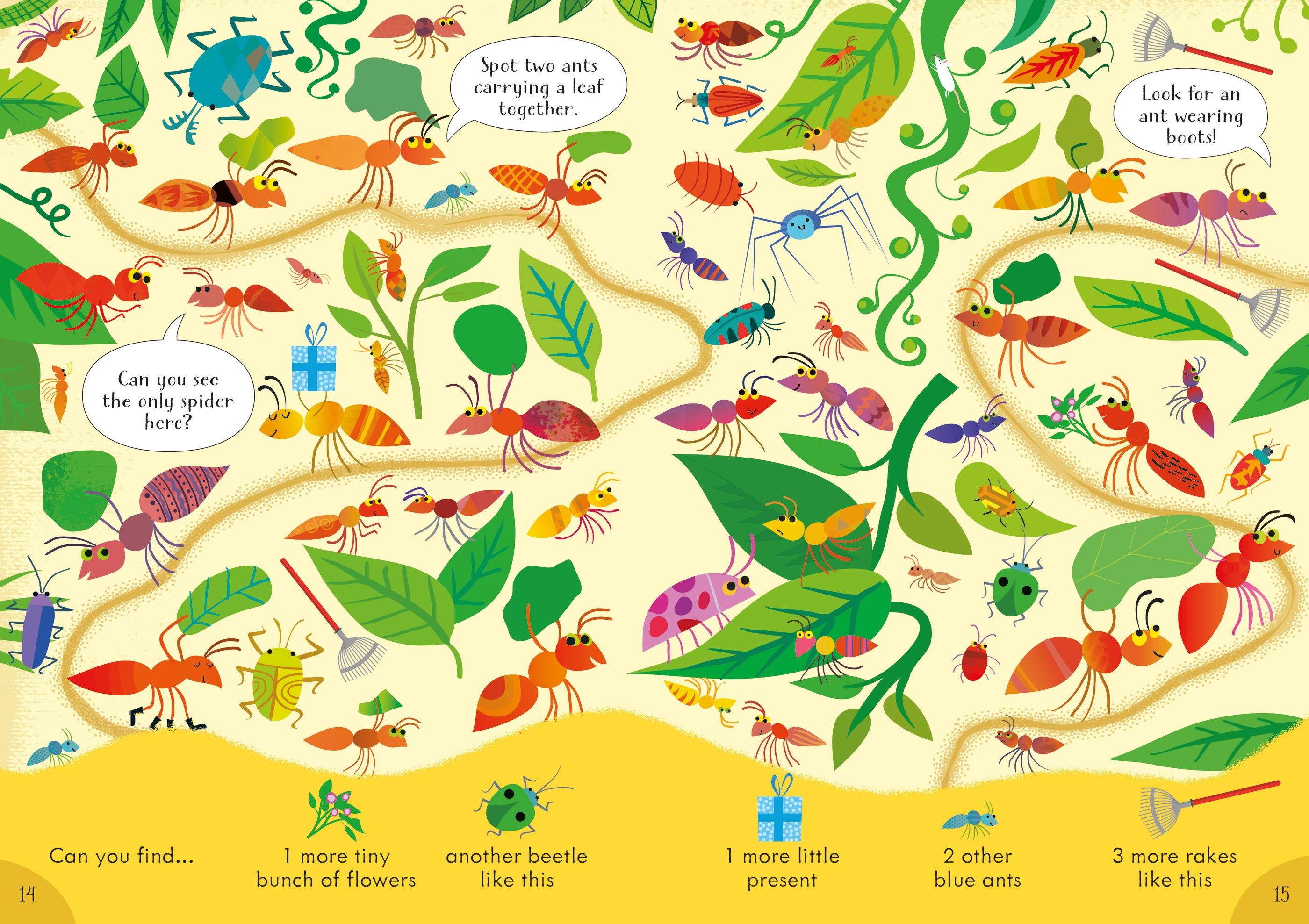 Usborne Books | Look and Find Puzzles - Bugs