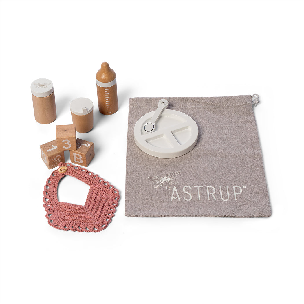 Astrup | Doll Wooden Feeding Set