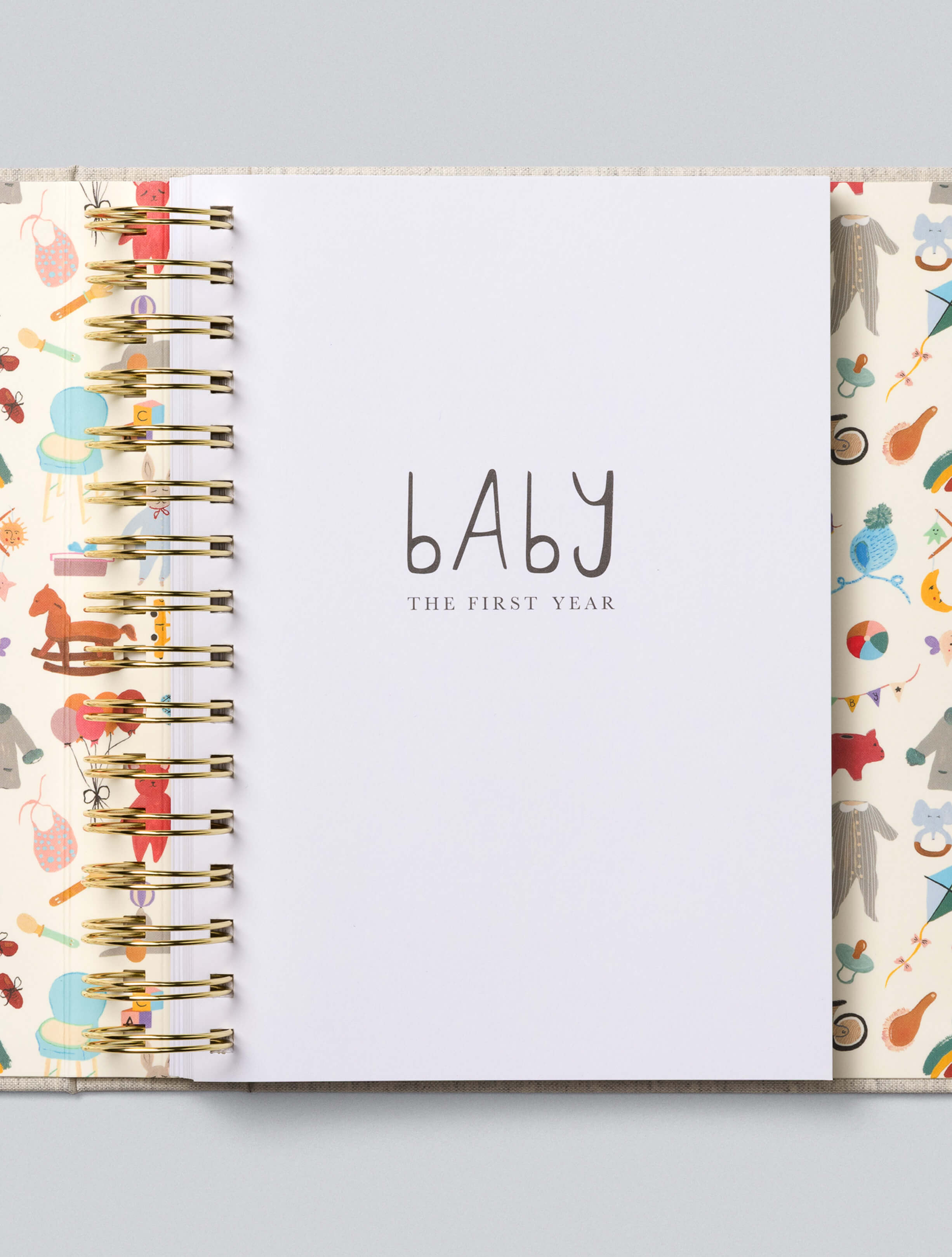 Write to Me | Baby. The First Year - Grey
