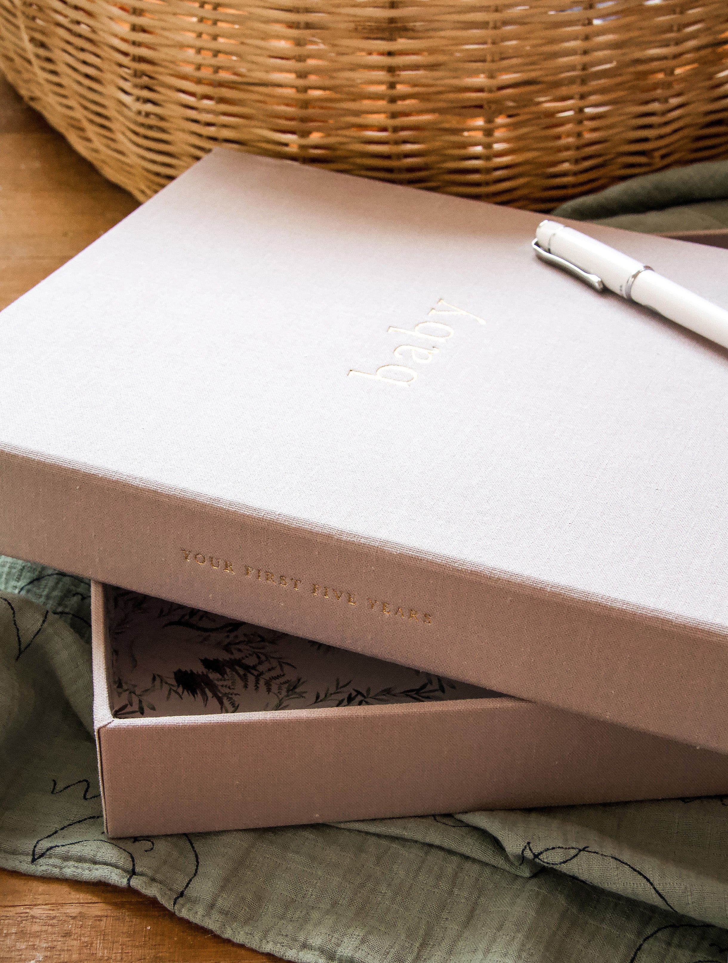 Write to Me | Baby. Your First Five Years Journal - Light Grey
