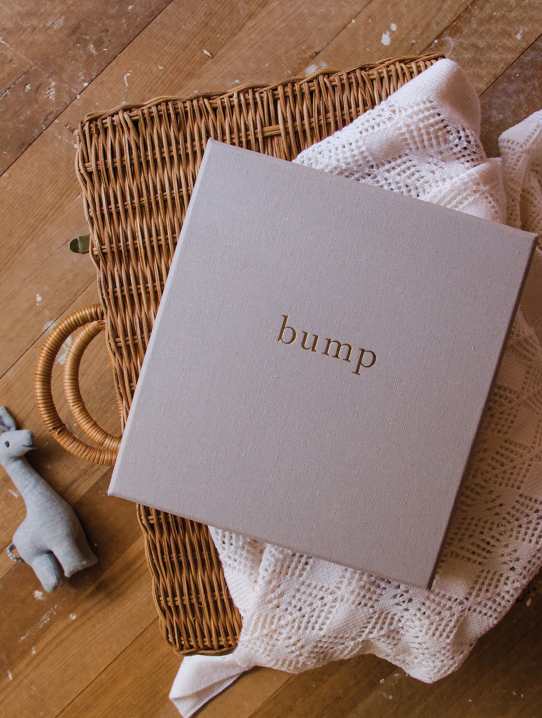 Write to Me | Bump. My Pregnancy Journal - Light Grey