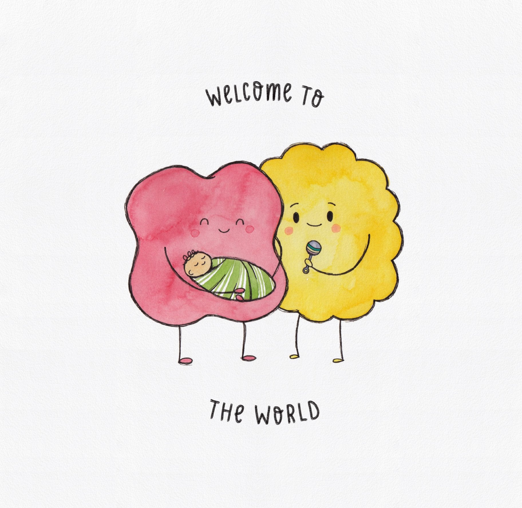 The Kiss Co | Welcome to the World - Card