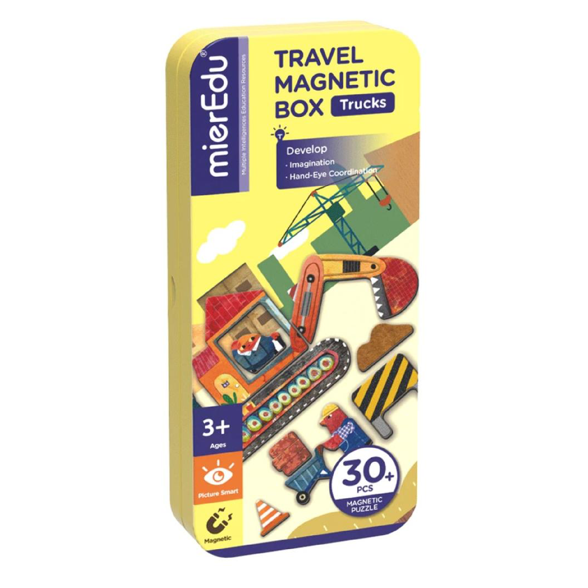 mierEdu | Magnetic Travel Box - Trucks