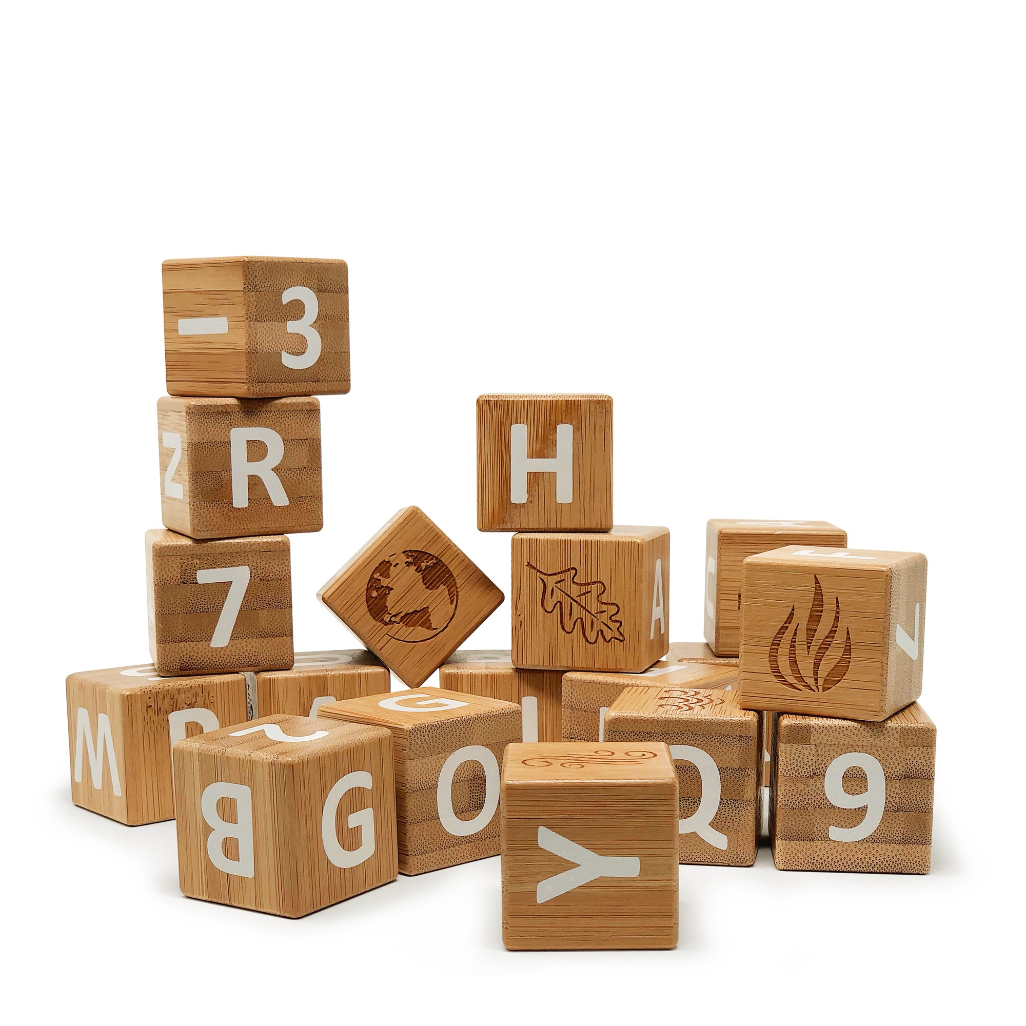 Kinderfeets | Bamboo ABC Blocks