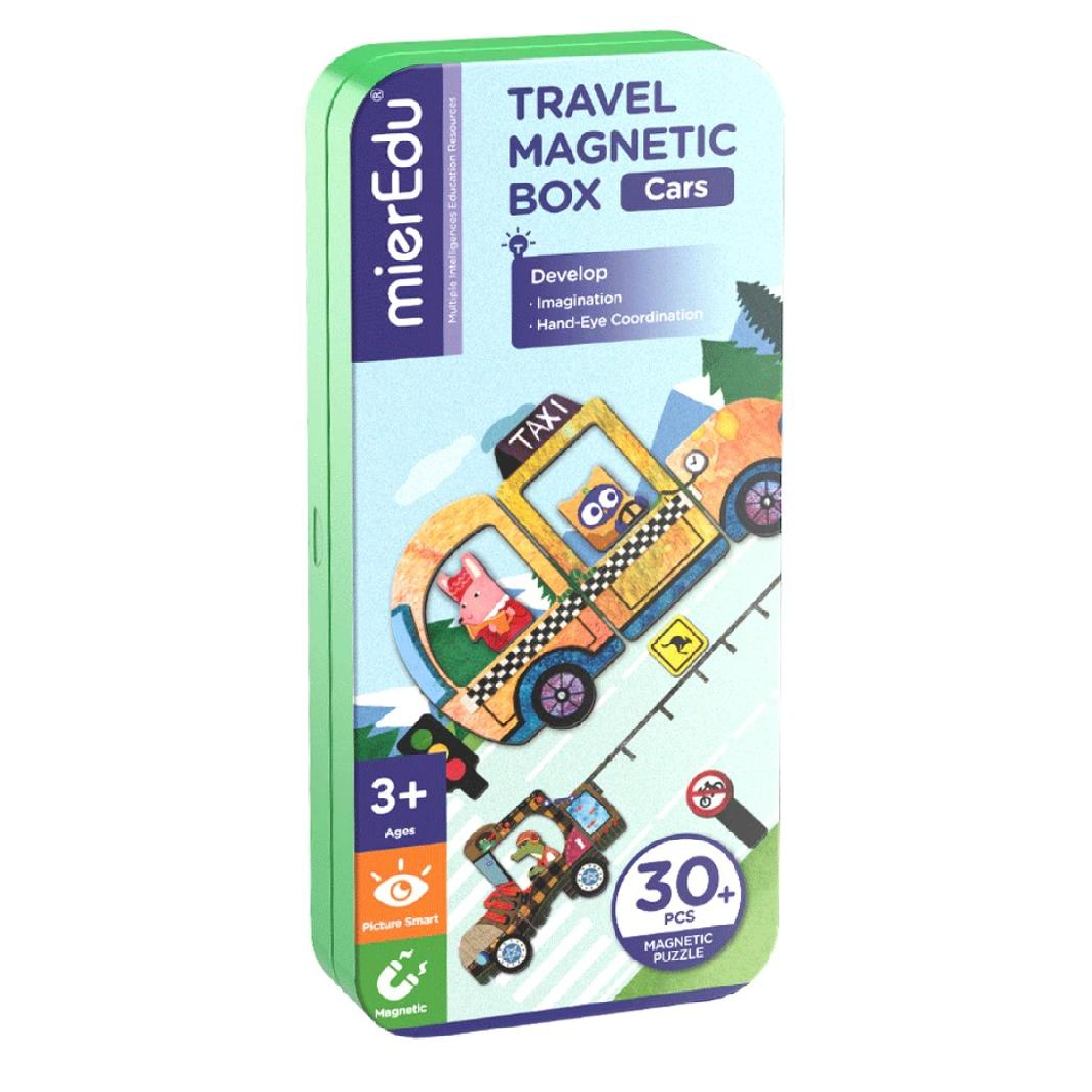 mierEdu | Magnetic Travel Box - Cars
