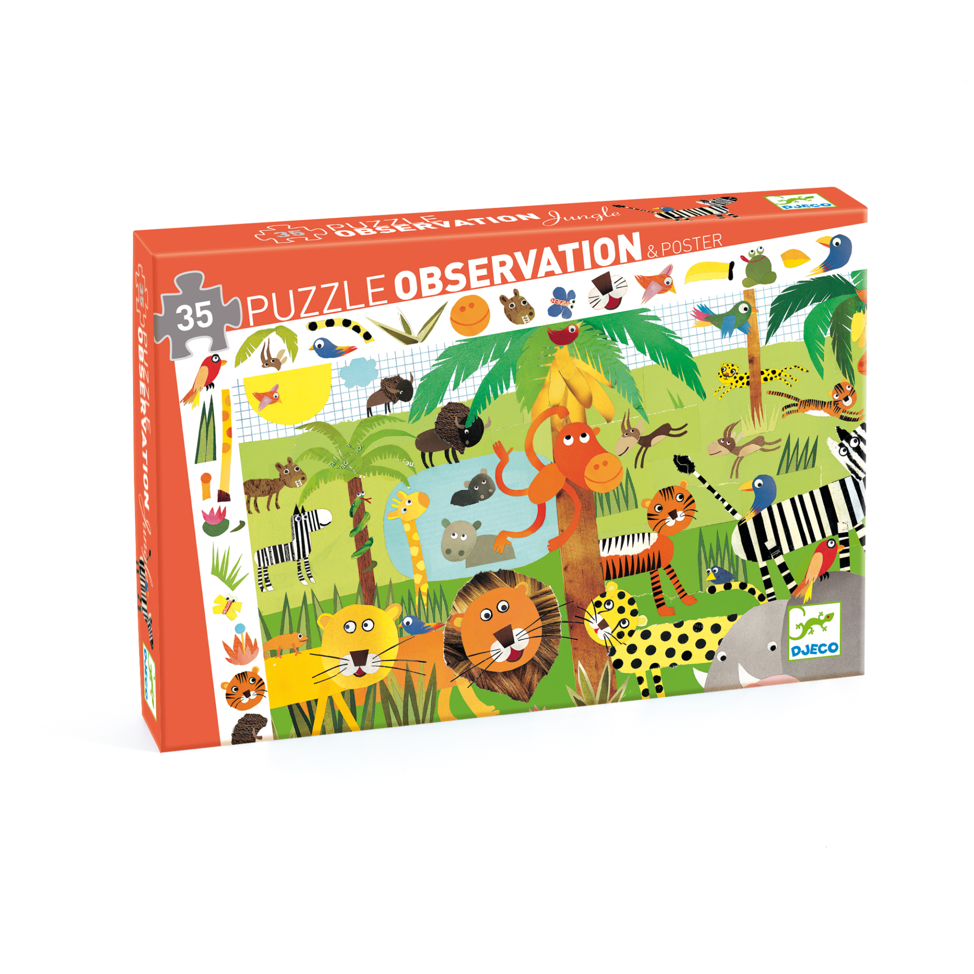 Djeco | Puzzle Observation - Jungle 35pc