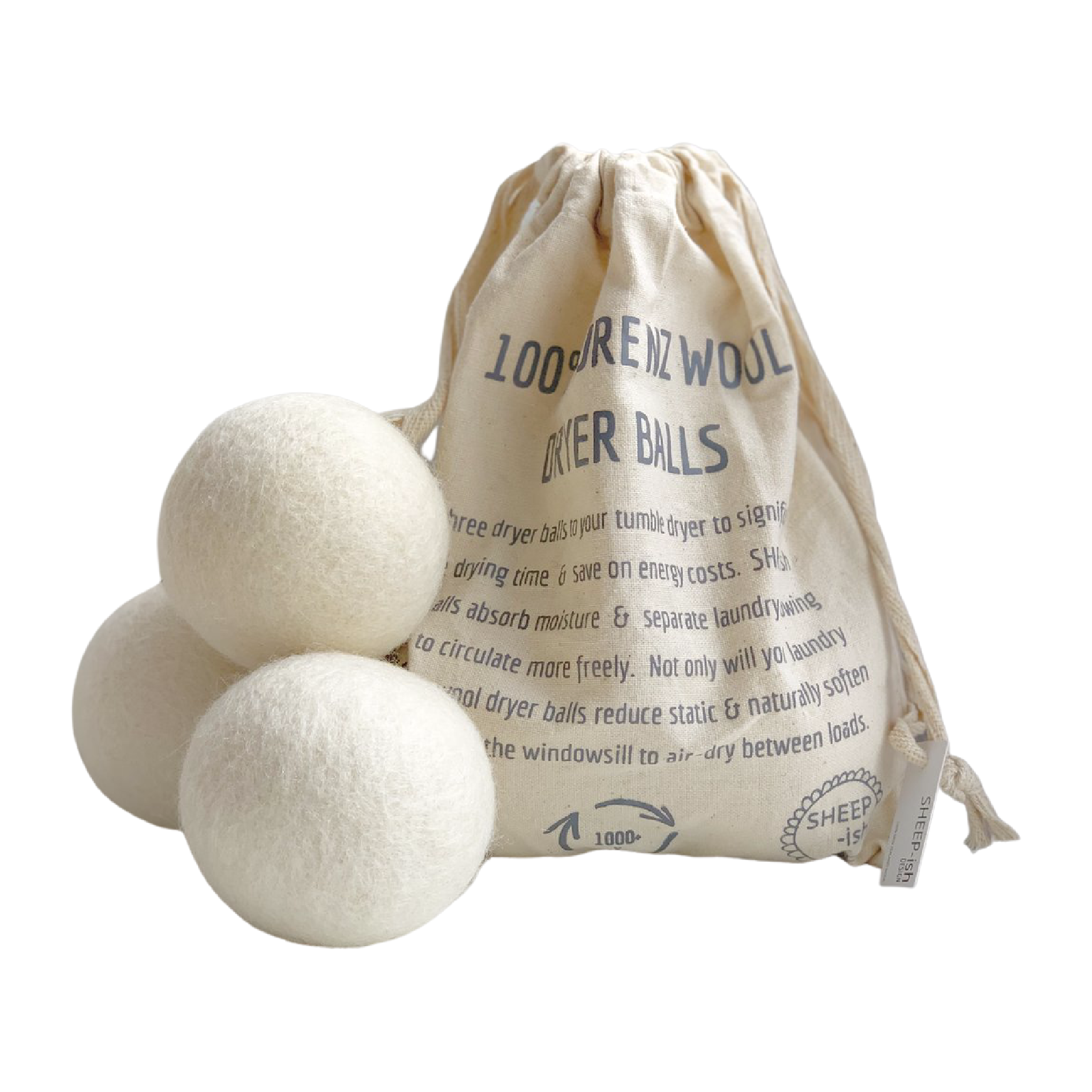 Dryer Balls | NZ Wool - 3pk