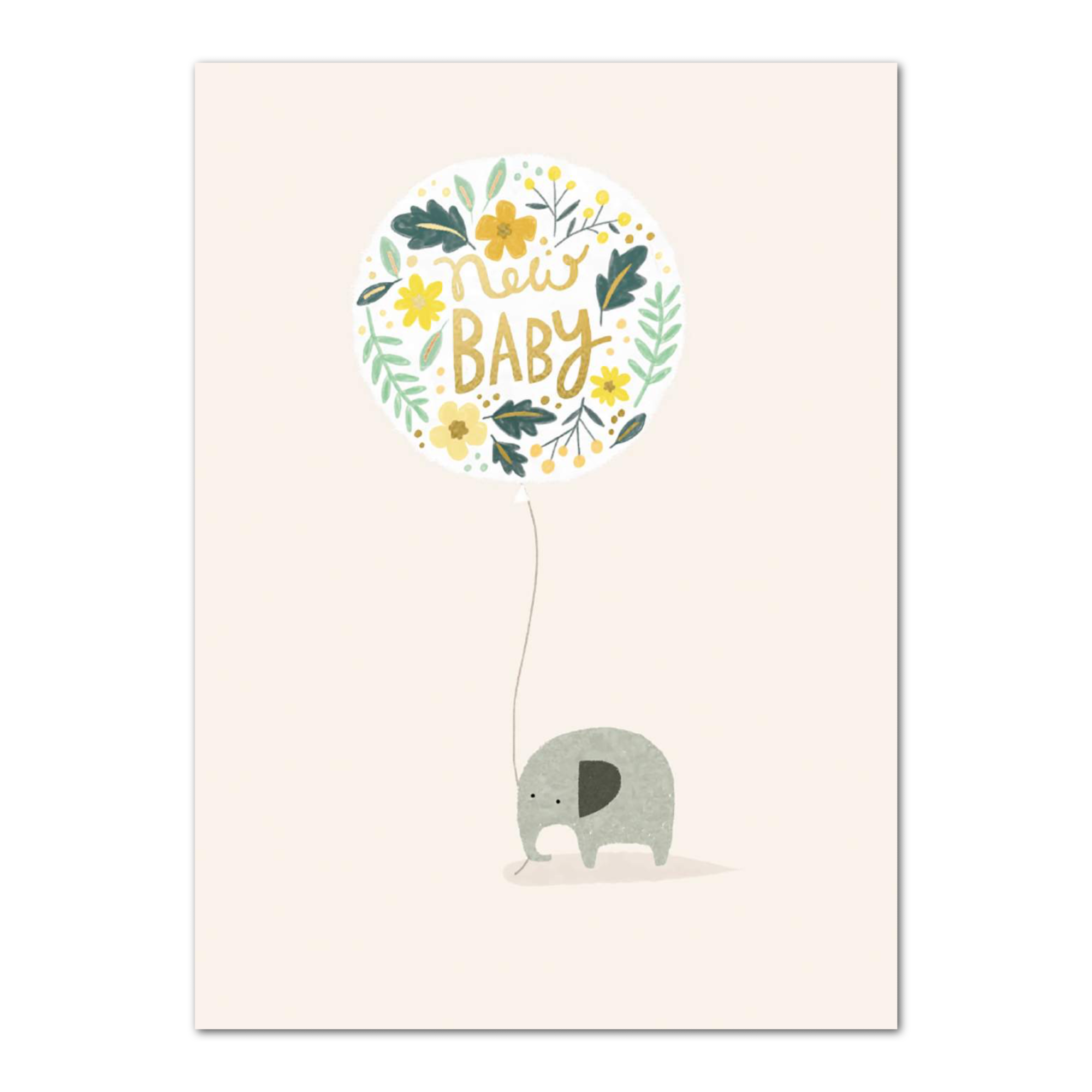 Baby Elephant - New Baby Card