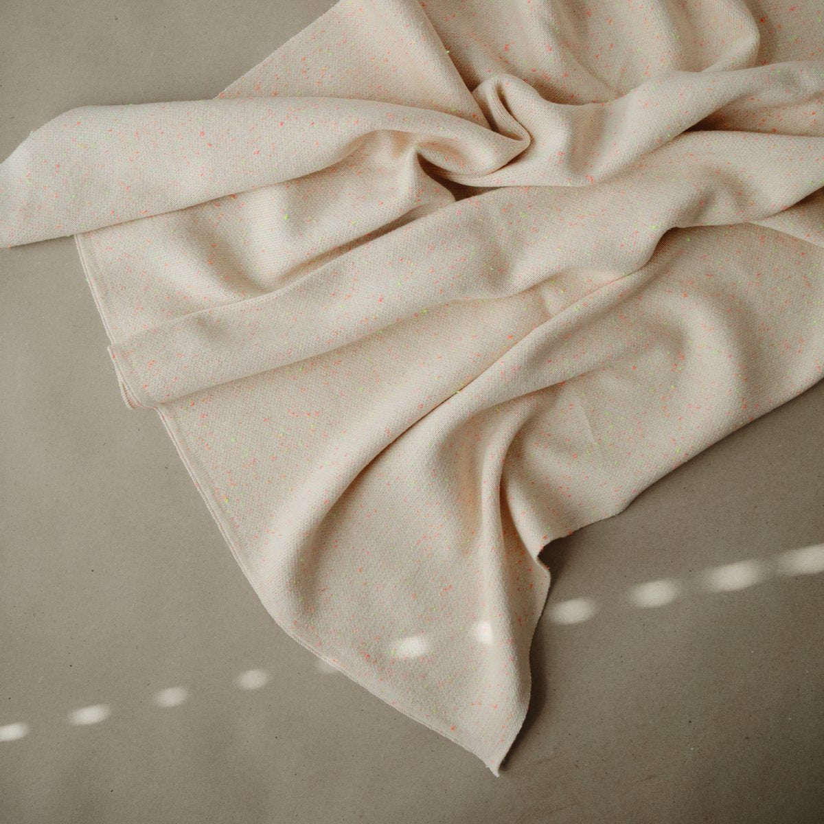 Mushie | Knitted Honeycomb Baby Blanket - Beige