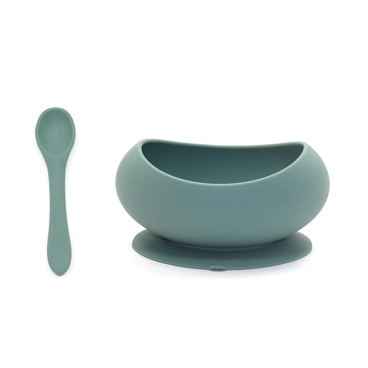 O.B Design | Silicone Suction Bowl & Spoon Set