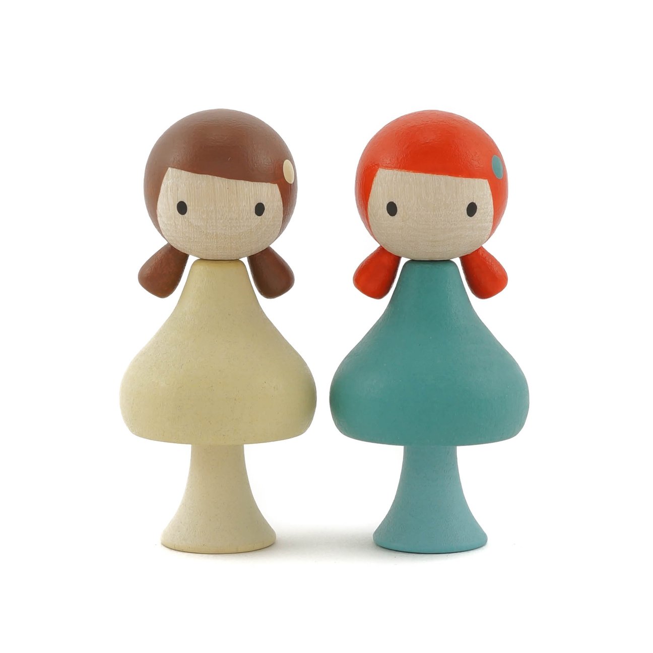 Clicques | Wooden Peg Dolls - Zoe & Stella