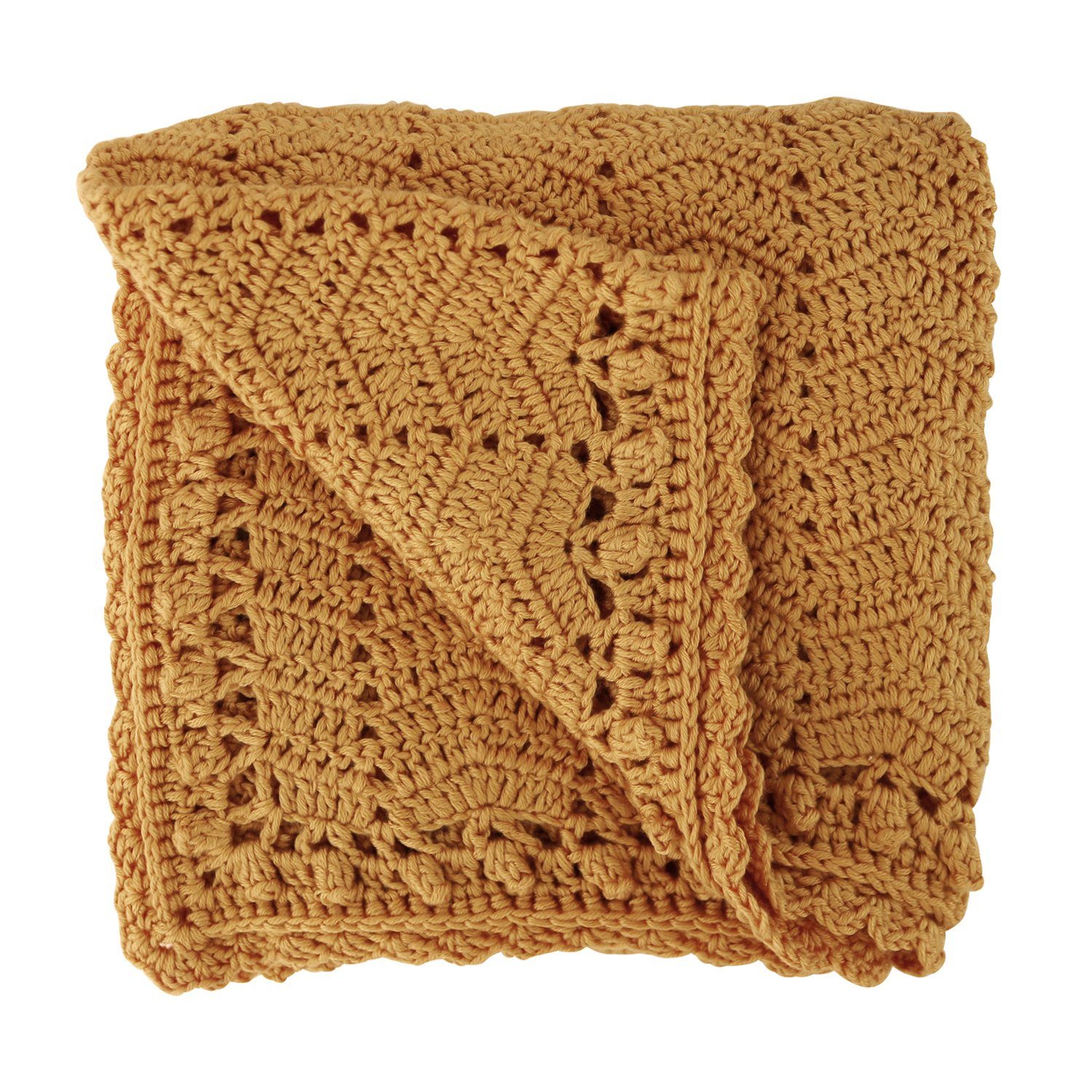 O.B Design | Crocheted Baby Blanket - Cinnamon