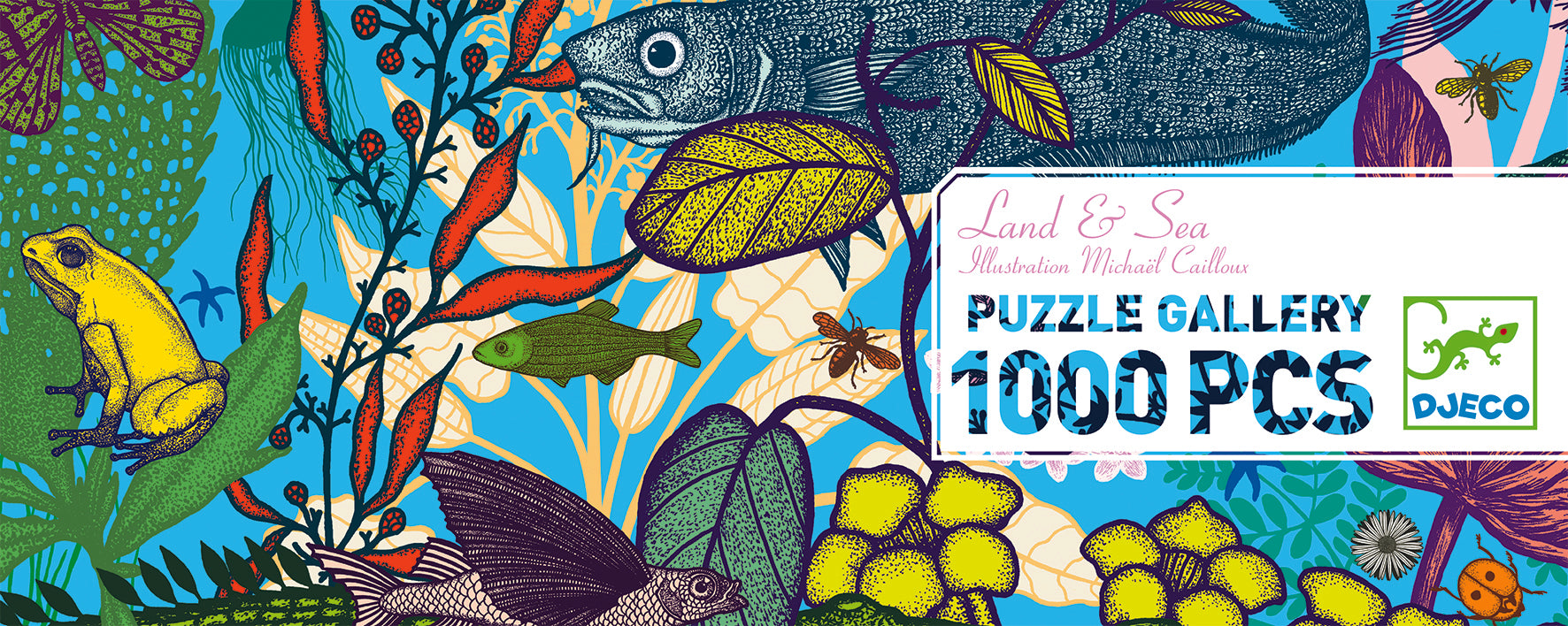 Djeco | Land & Sea Puzzle - 1000pc