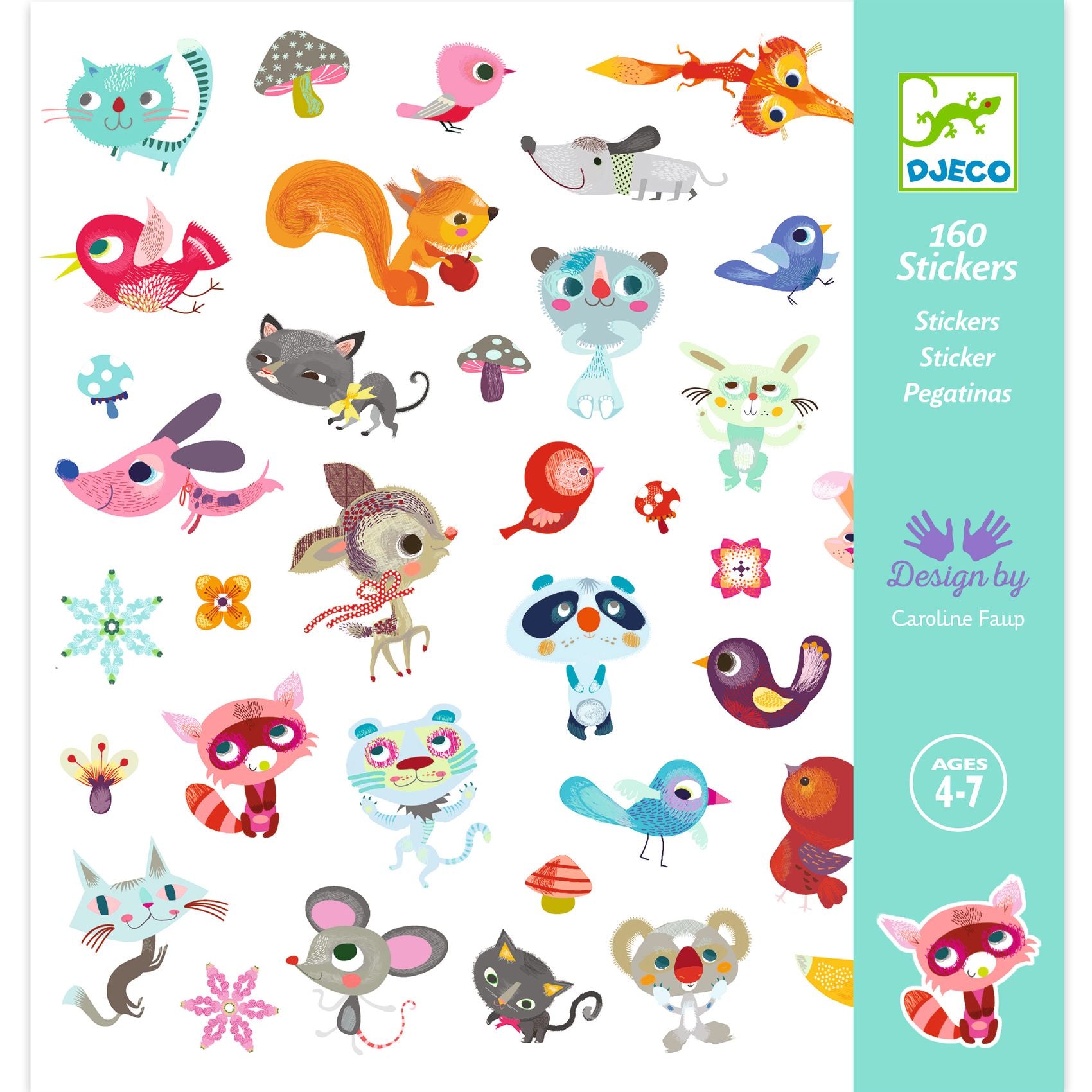 Djeco | Stickers - Small Friends