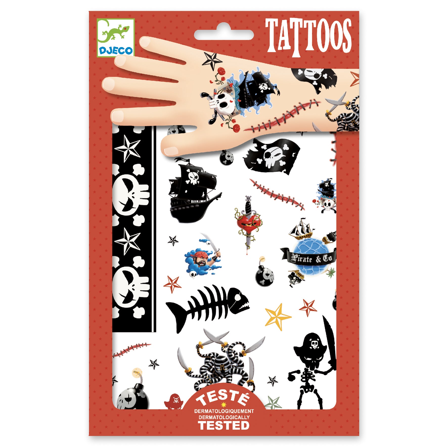 Djeco | Tattoos - Pirates