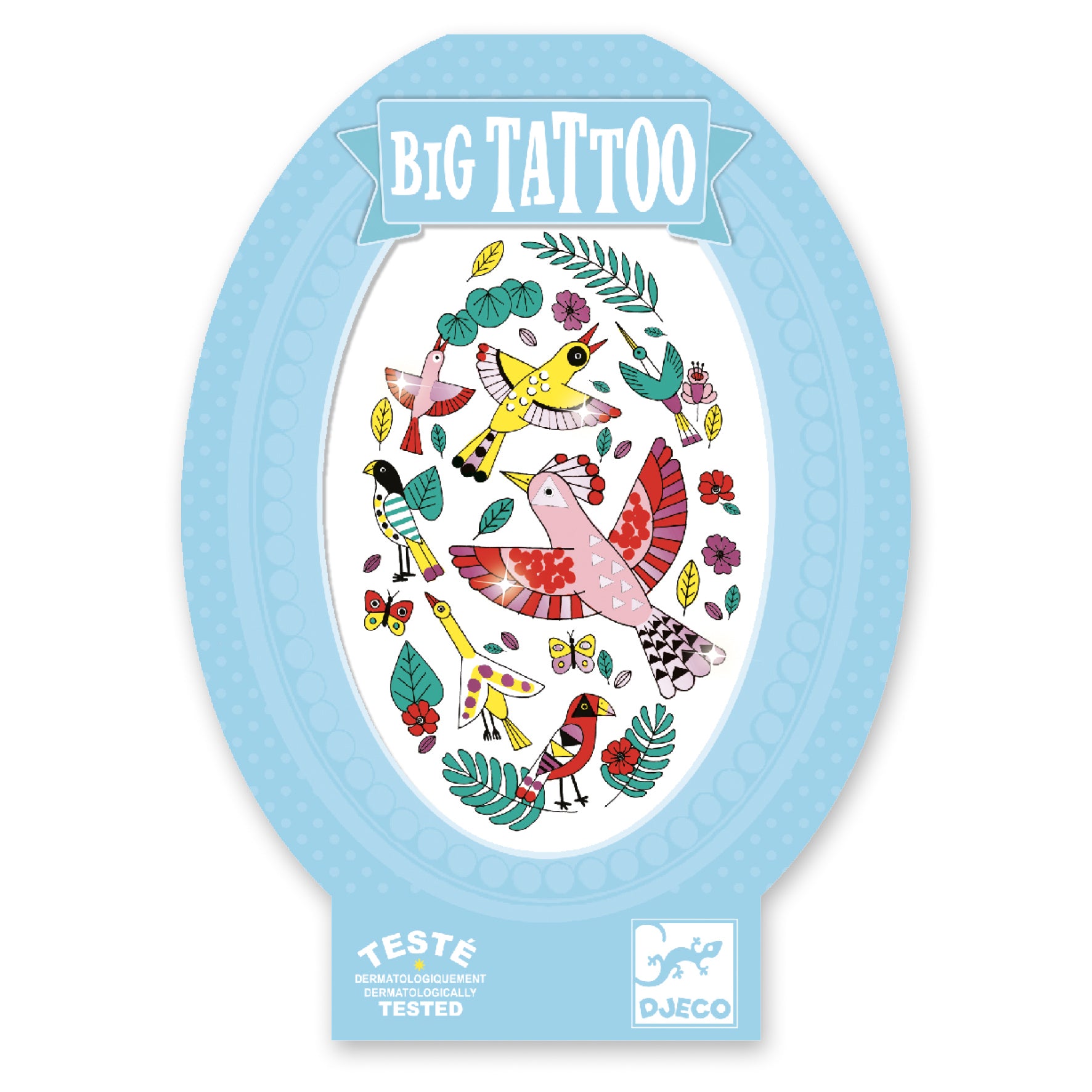 Djeco | Big Tattoo - Metallic Birdy