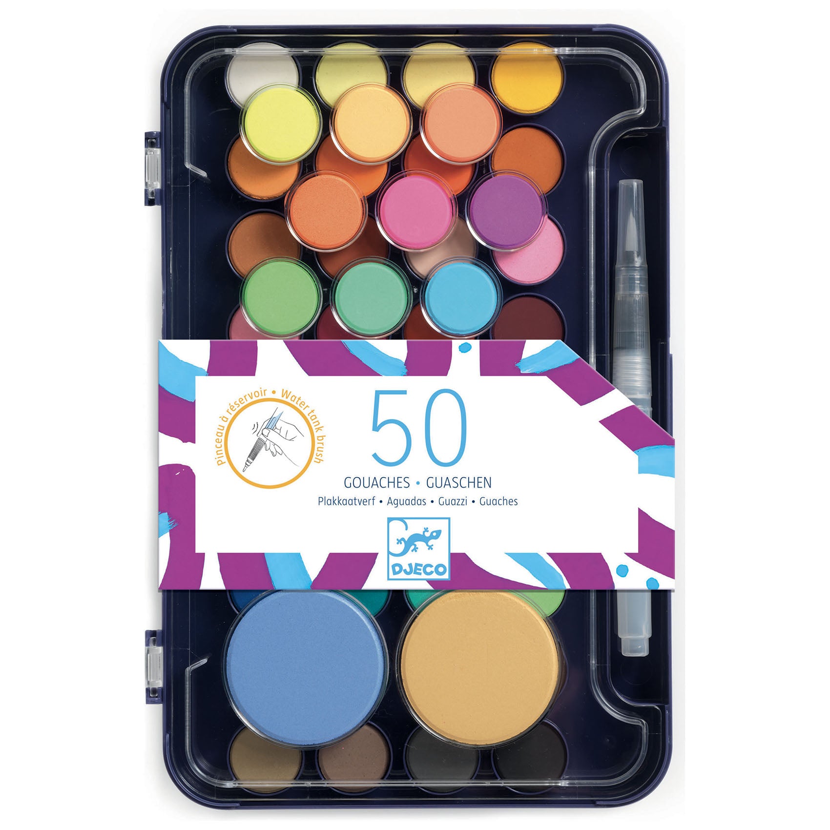 Djeco | Watercolour Cakes - 50 paints