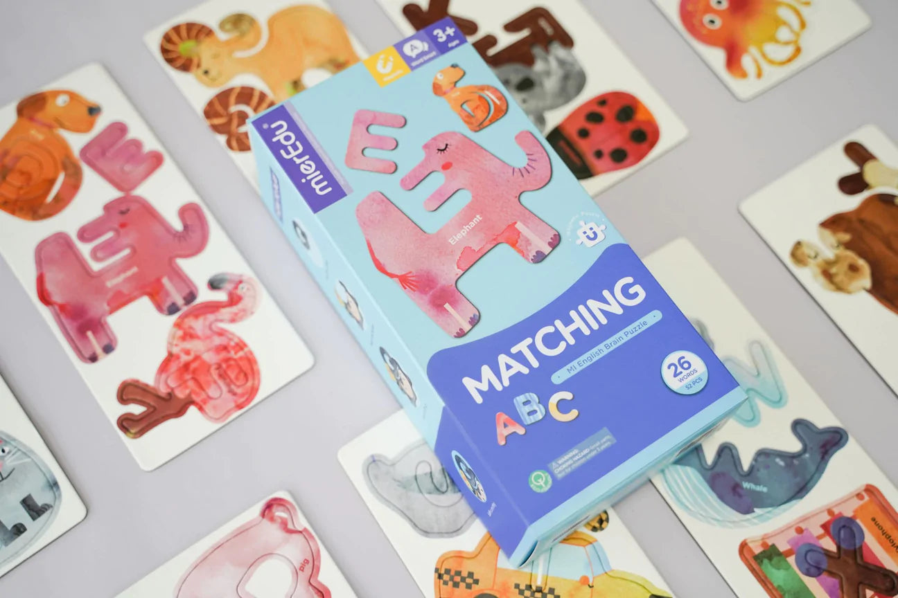 mierEdu | MI English Brain Puzzle - Matching ABC