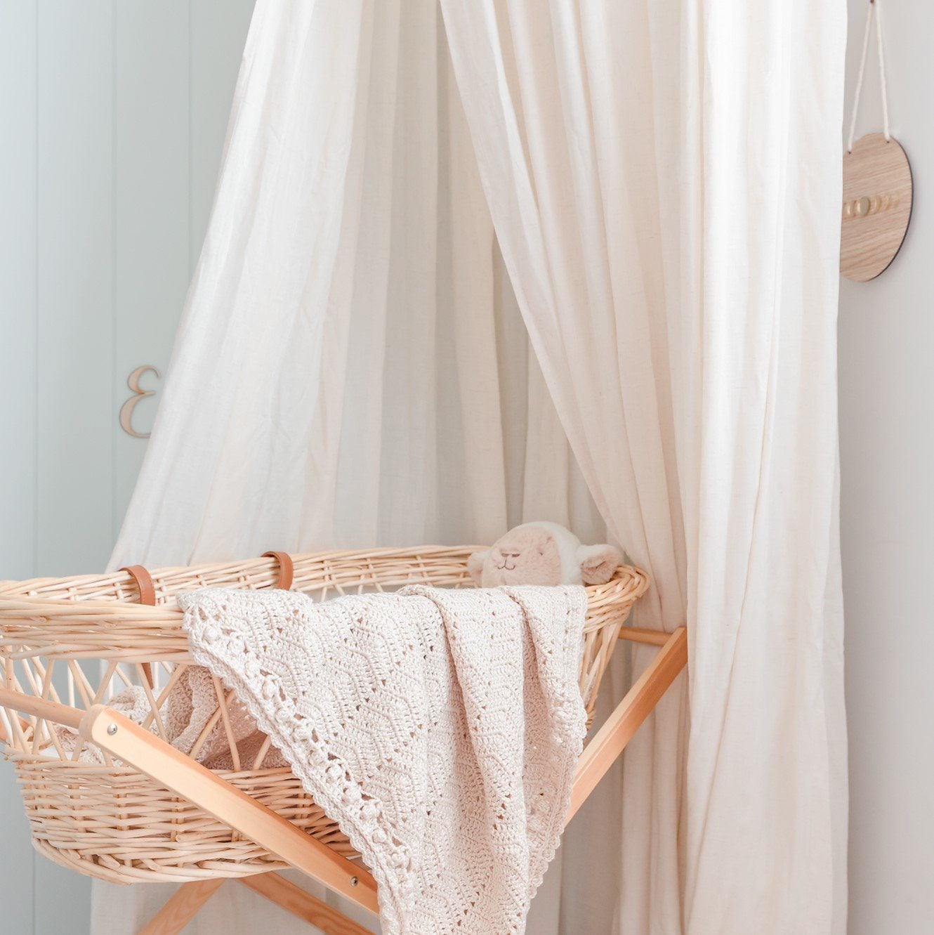 O.B Design | Crocheted Baby Blanket - Vanilla