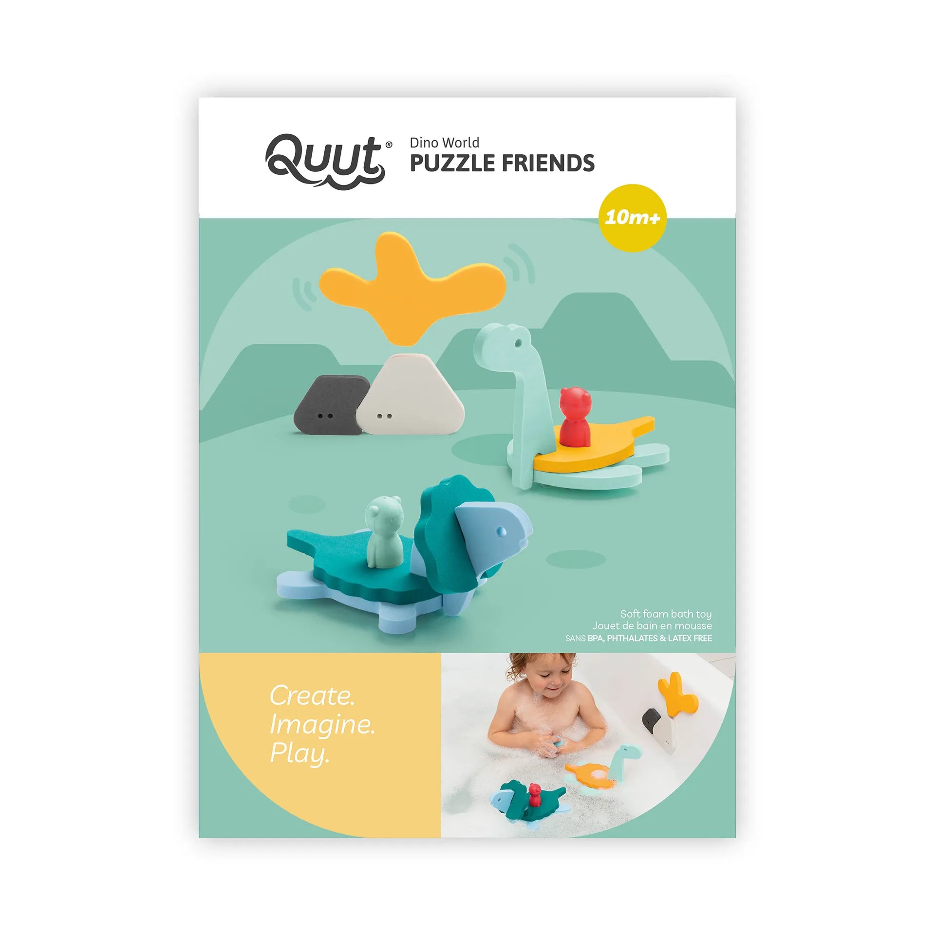 Quut | Dino World - Bath Puzzle