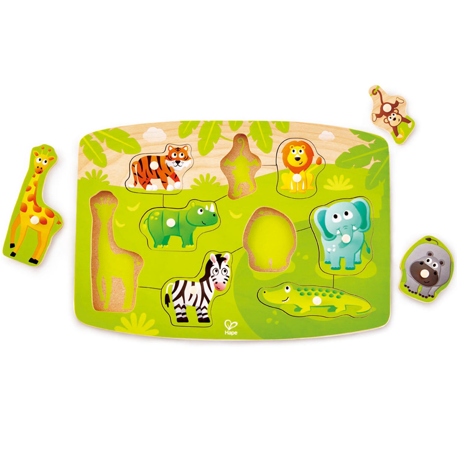 Hape | Jungle Peg Puzzle