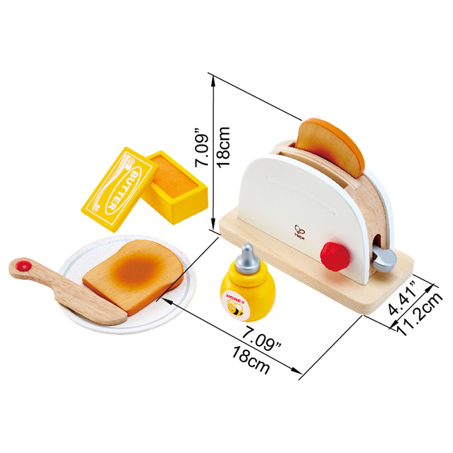 Hape | Pop Up Toaster Set