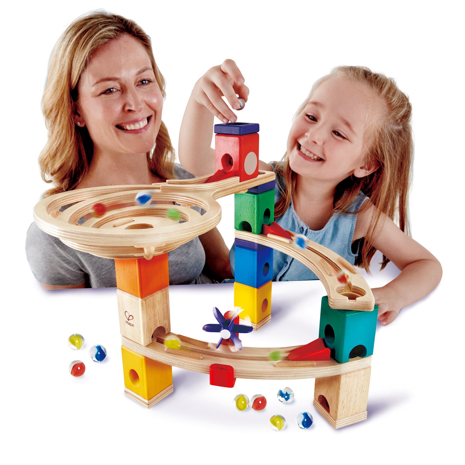 Hape | Quadrilla Marble Run - Race to the Finish