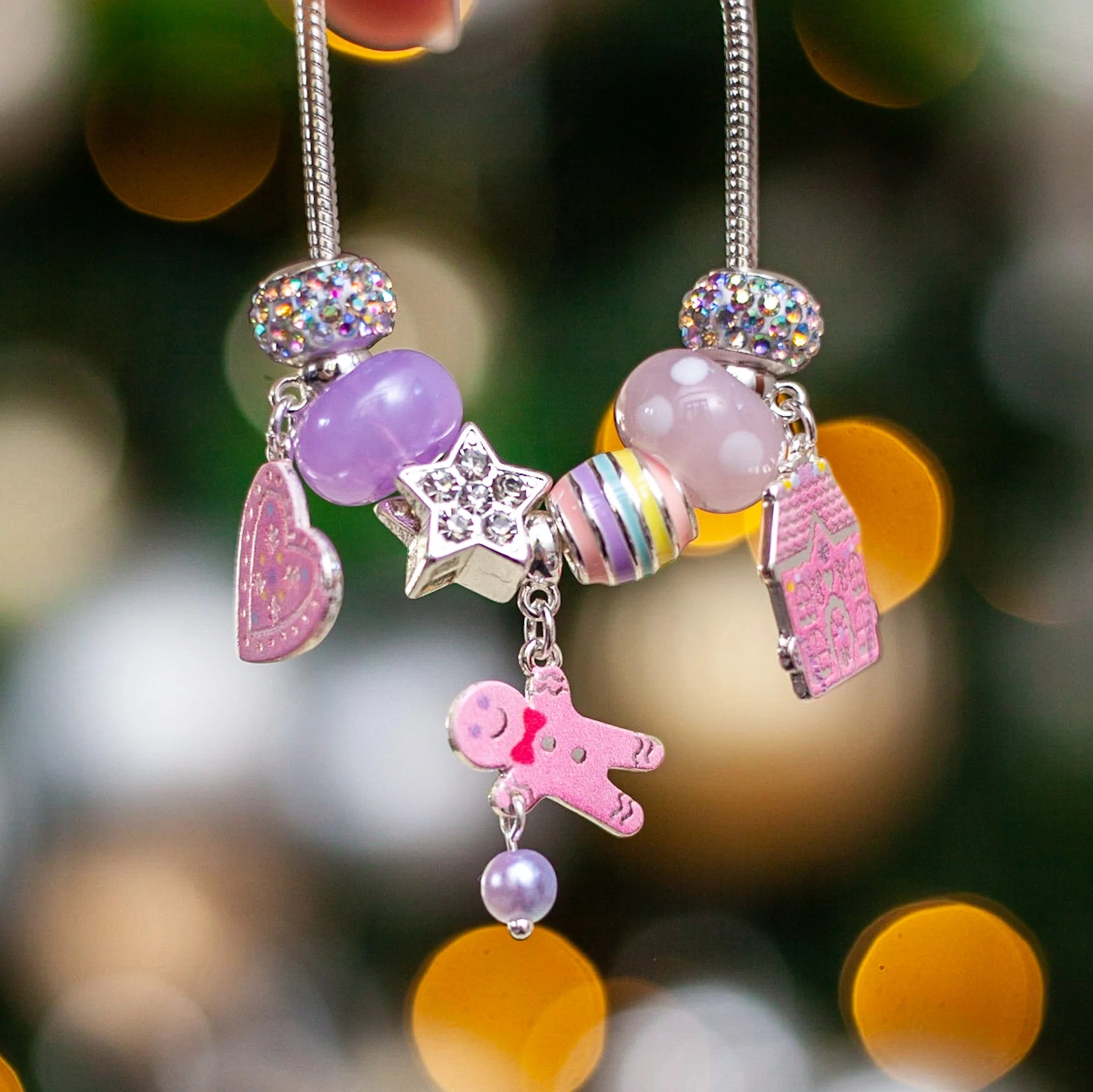 Lauren Hinkley | Sweet Gingerbread Charm Bracelet