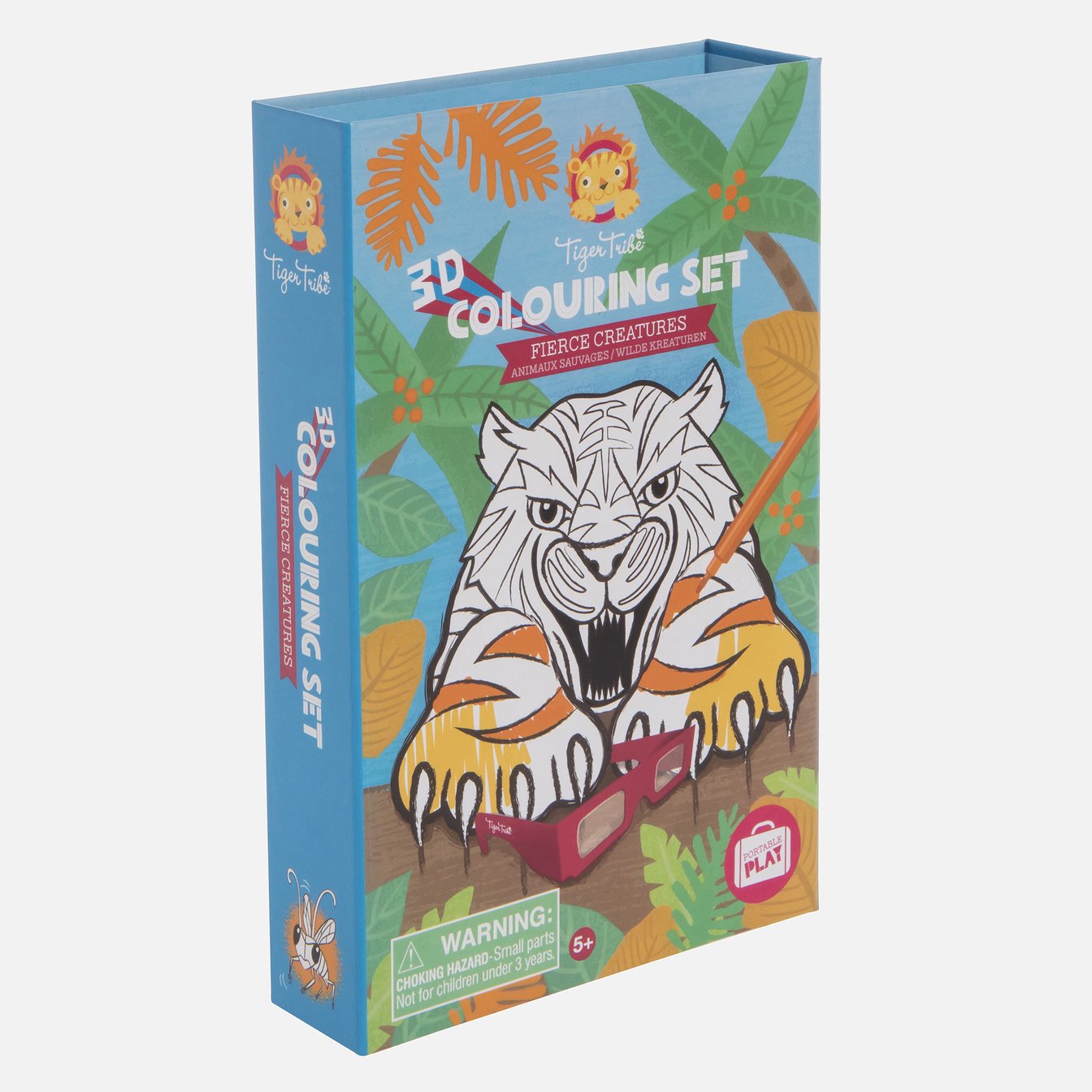 Tiger Tribe | 3D Colouring Set - Fierce Creatures