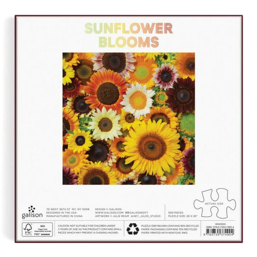 Galison | 500pc  Puzzle - Sunflower Blooms