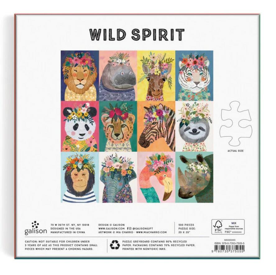 Galison | 500pc  Puzzle - Wild Spirit