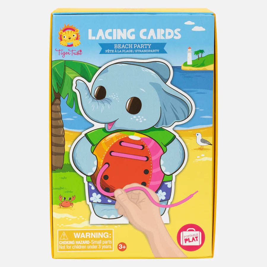 Tiger Tribe | Lacing Cards - Beach Party