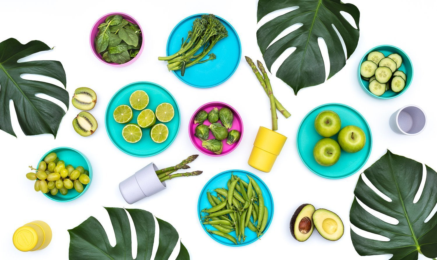 bobo & boo | Plant-Based Dinnerware Set – Tropical