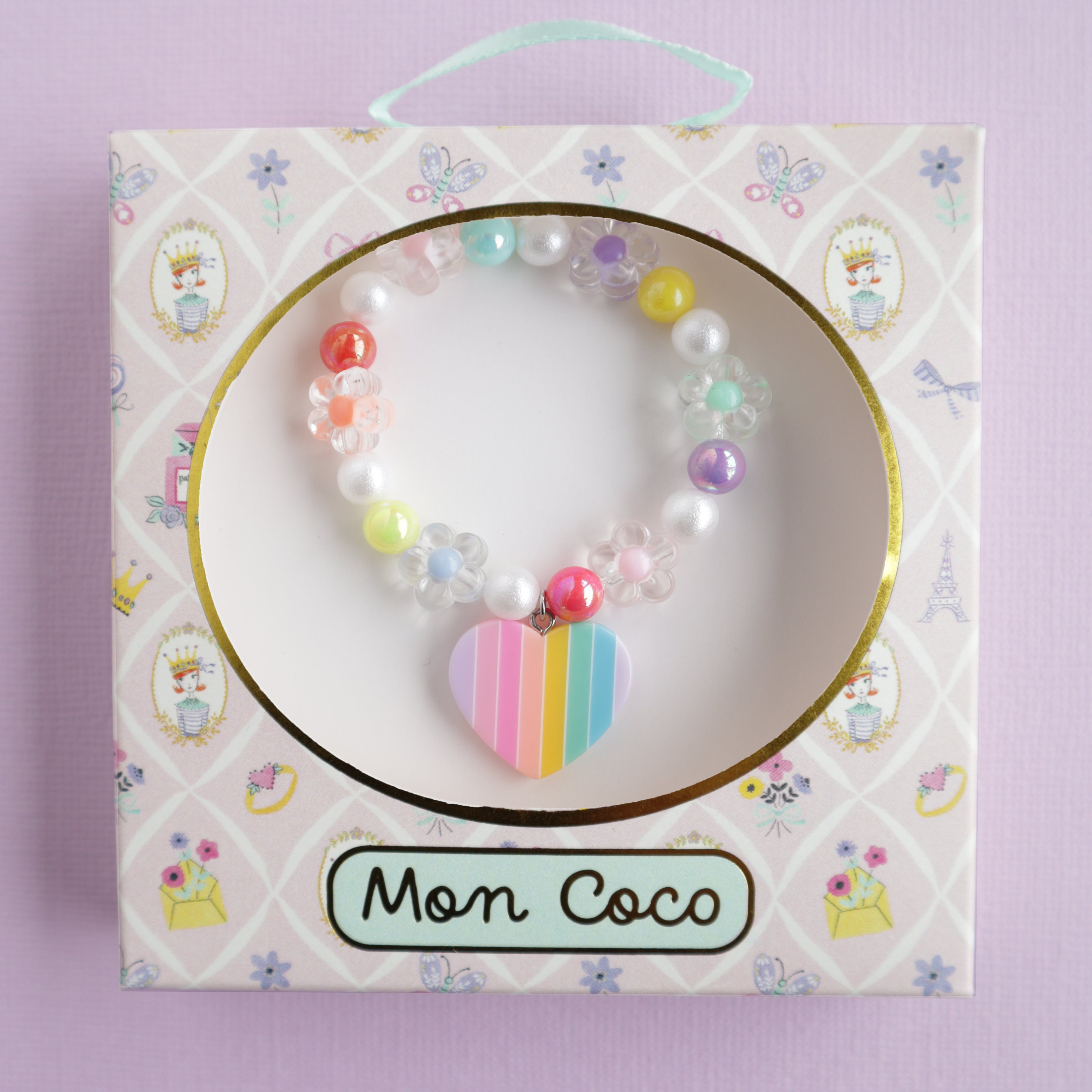 Mon Coco | Stretchy Bracelet - Candy Heart