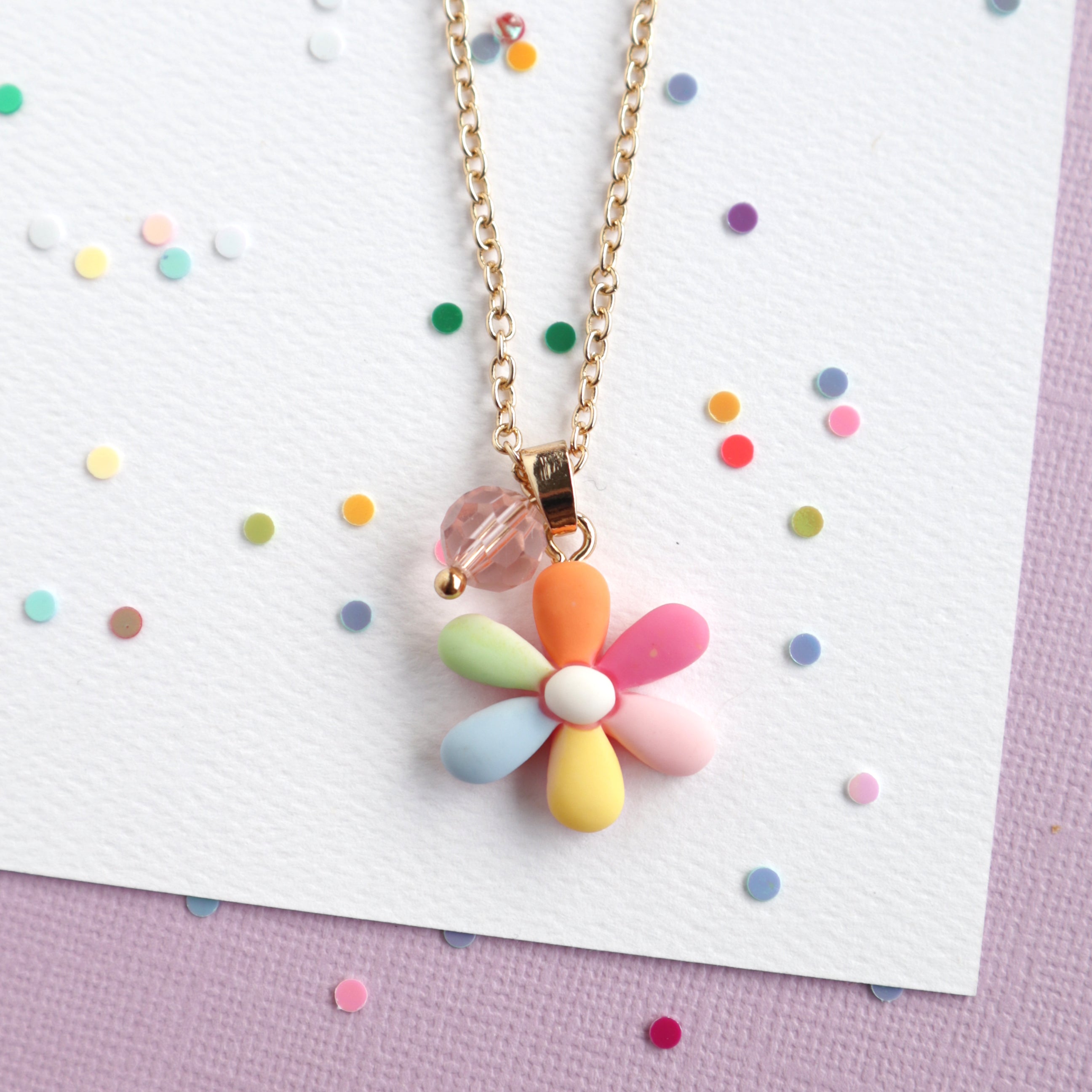 Mon Coco | Necklace - Rainbow Petal