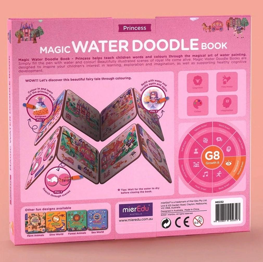 mierEdu | Magic Water Doodle Book - Princess