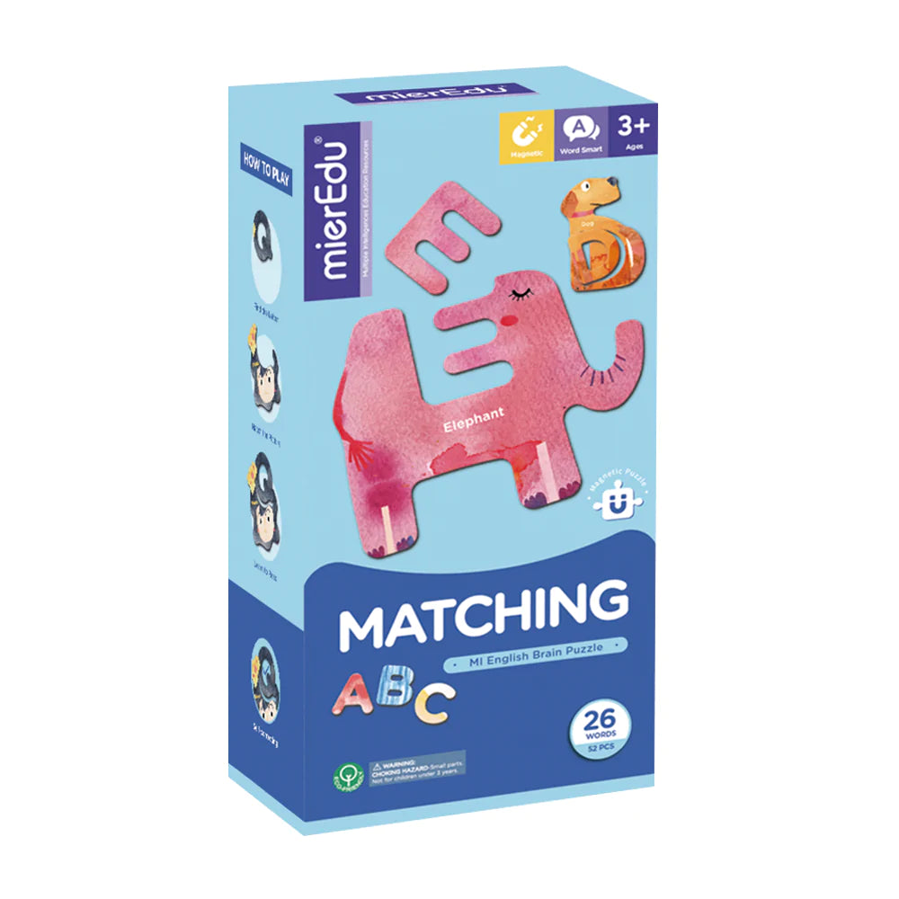 mierEdu | MI English Brain Puzzle - Matching ABC
