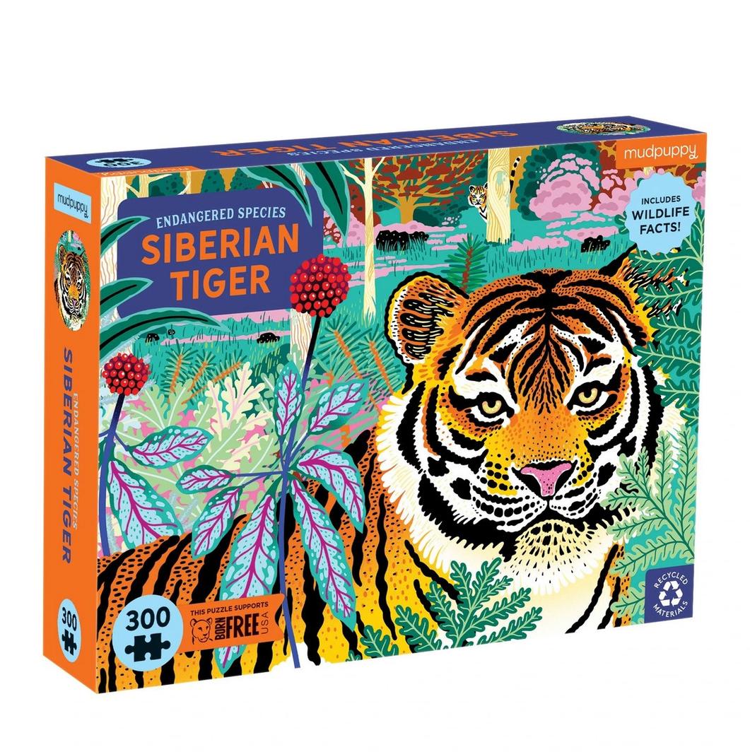 Mud Puppy | 300pc Puzzle - Endangered Species: Siberian Tiger