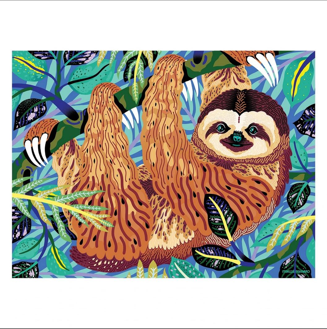 Mud Puppy | 300pc Puzzle - Endangered Species: Pygmy Sloth