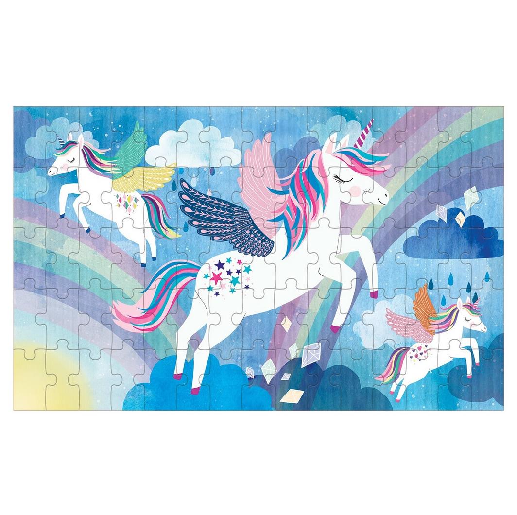 Mud Puppy | 75 Piece Lenticular Puzzle - Unicorn Magic