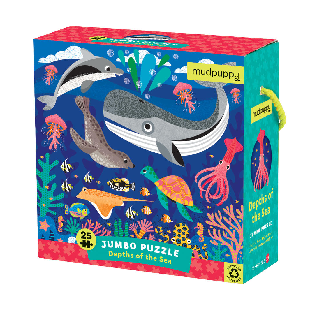 Mud Puppy | Depths of the Sea - 25 pc Jumbo Puzzle