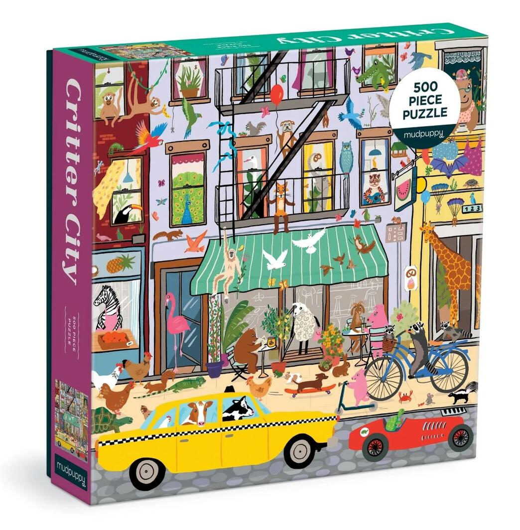 Mud Puppy | Critter City  - 500pc Puzzle